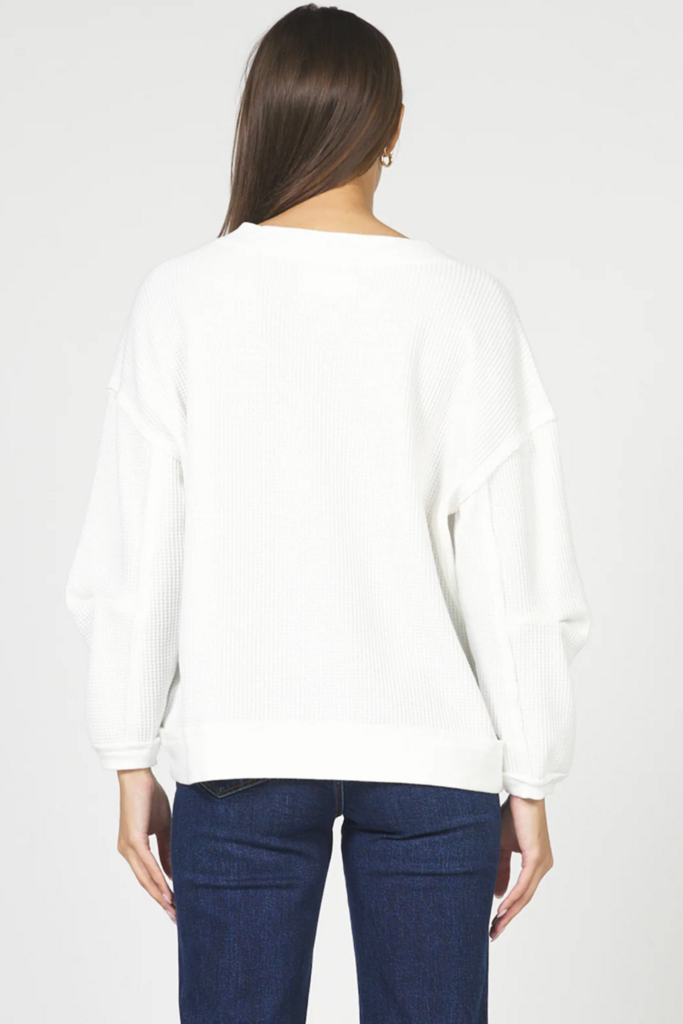 DEAR JOHN MARTINE WAFFLE SWEATSHIRT