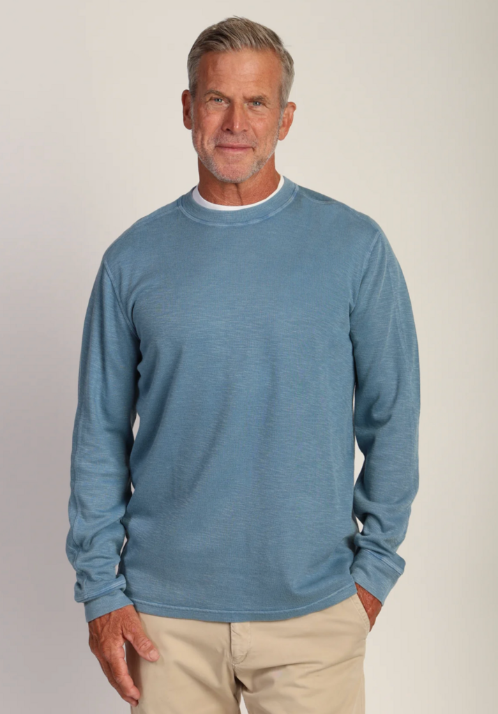 TRUE GRIT JACKSON ULTRA SOFT-RIBBED KNIT CREWNECK