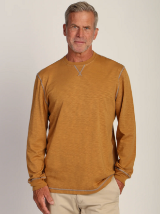 TRUE GRIT HERITAGE SLUB LONG SLEEVE CREWNECK