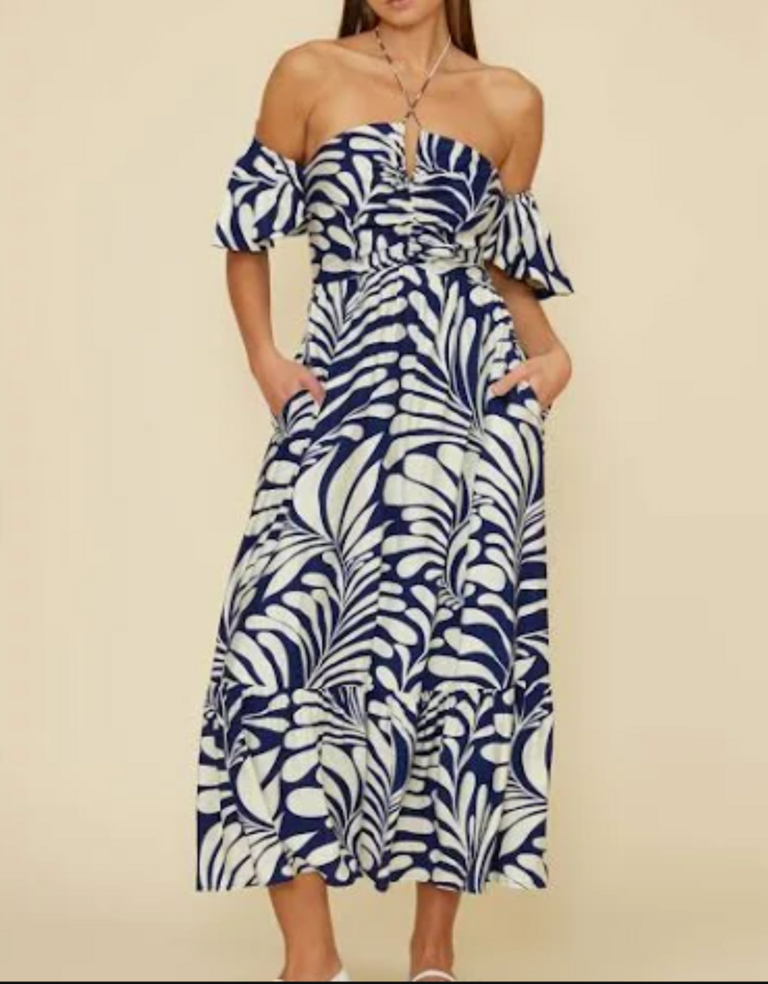 Lucy Paris OPHELIA MIDI DRESS