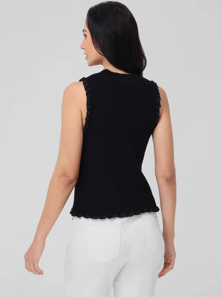 525 AMERICA STEPHANIE WHIP STITCH KNITTED COTTON TANK