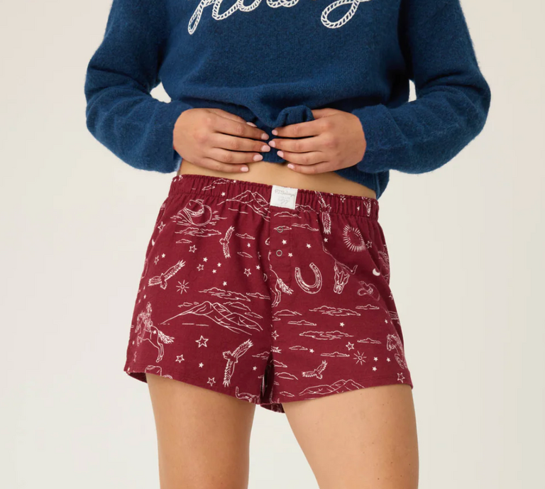 PJ SALVAGE FLANNEL SHORT