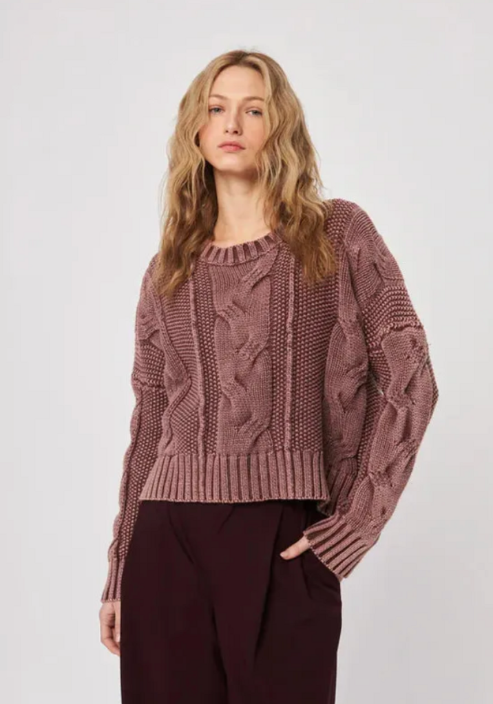 JOHN & JENN HARTFORD SWEATER VINTAGE HAZELNUT