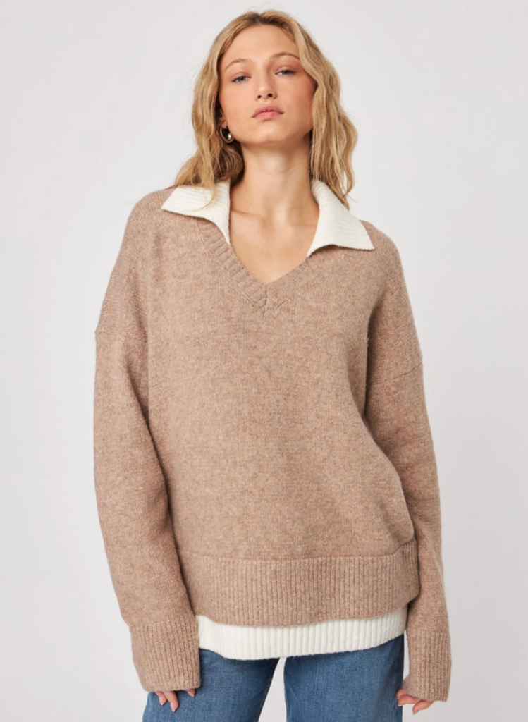 JOHN & JENN SAGE SWEATER HAZELWOOD