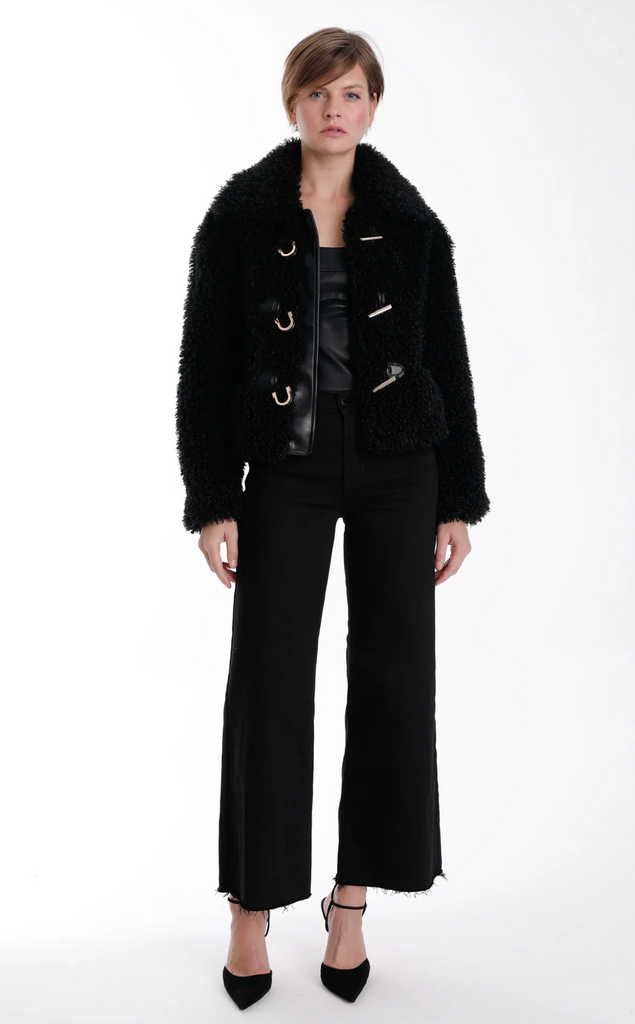 KARINA GRIMALDI NOELLE FUR JACKET
