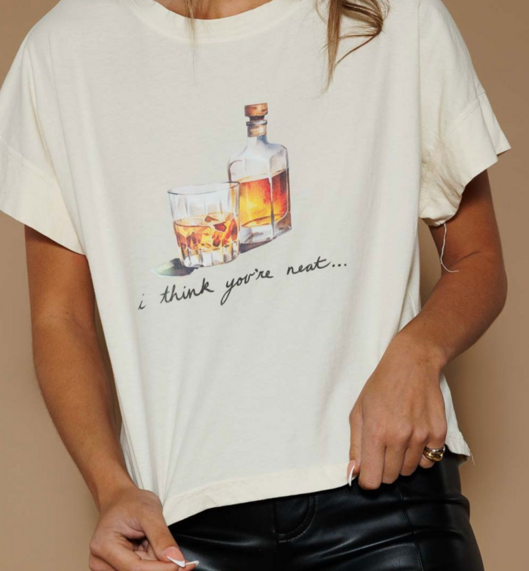 ALL US I THINK YOU'RE NEAT HI-LO TEE BUTTER