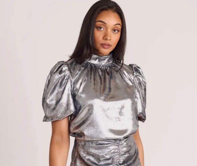 S'EDGE CARMEN TOP METALLIC