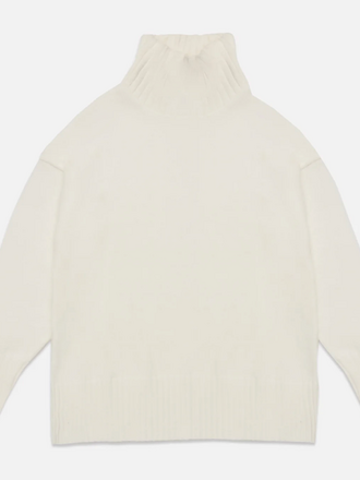 DÈLUC PETER TURTLENECK SWEATER ECRU
