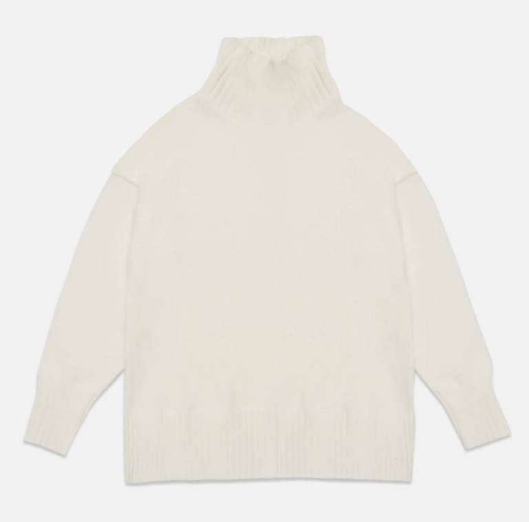 DÈLUC PETER TURTLENECK SWEATER ECRU