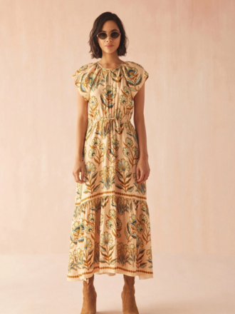 OMIKA CORA MIDI DRESS