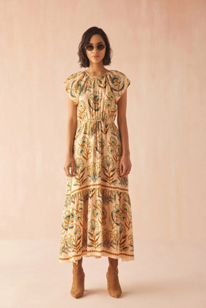 OMIKA CORA MIDI DRESS