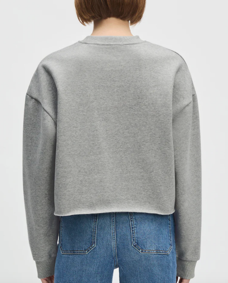 FAVORITE DAUGHTER THE CROPPED COLLEGIATE SWEATSHIRT