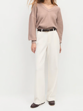 FAVORITE DAUGHTER THE ODESSA PANT IVORY