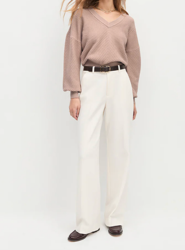 FAVORITE DAUGHTER THE ODESSA PANT IVORY