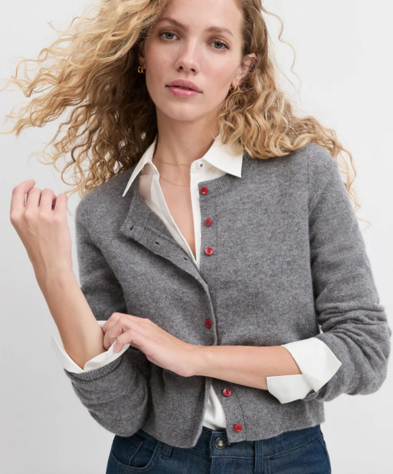 FAVORITE DAUGHTER CROPPED REBECCA CARDIGAN
