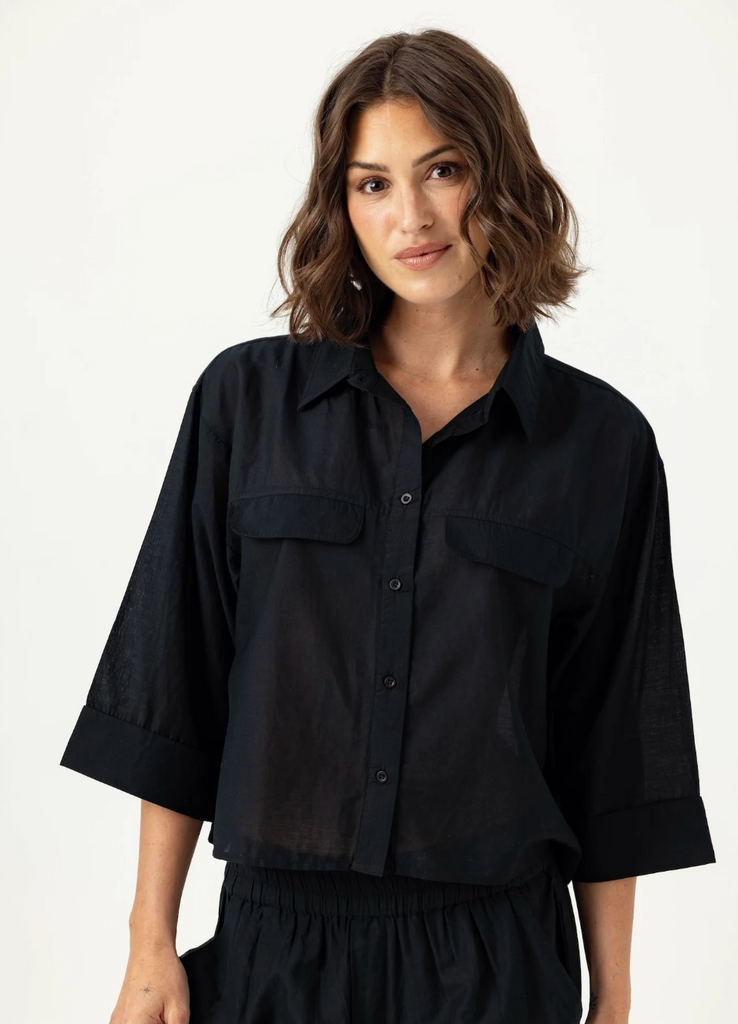 SIMONA SHIRT BLACK