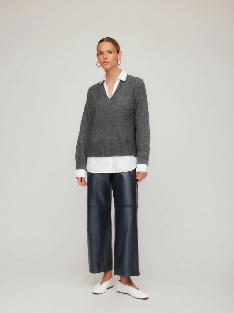 FIFTEEN TWENTY CARRIE MIXED MEDIA SWEATER