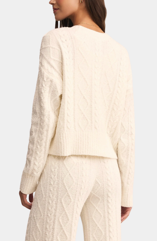 Z SUPPLY ELSA CABLE KNIT CARDIGAN
