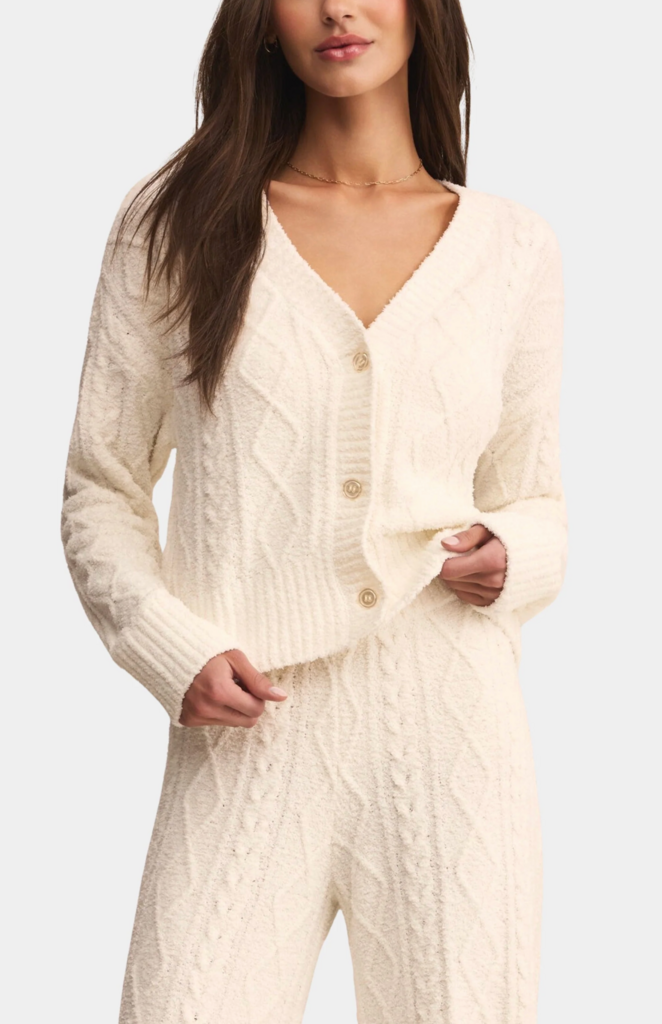 Z SUPPLY ELSA CABLE KNIT CARDIGAN