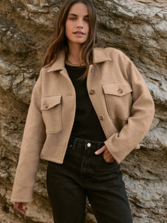 Z SUPPLY OXFORD BOUCLE JACKET