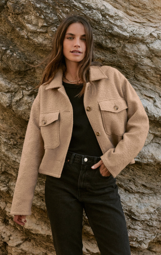 Z SUPPLY OXFORD BOUCLE JACKET