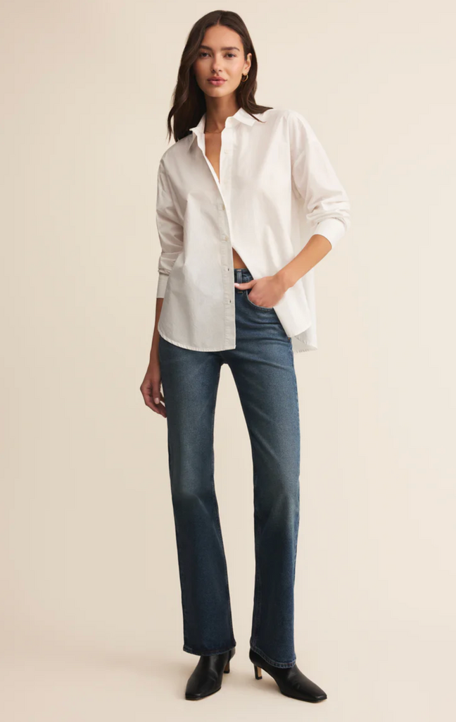 Z SUPPLY ELEVATED POPLIN BUTTON UP