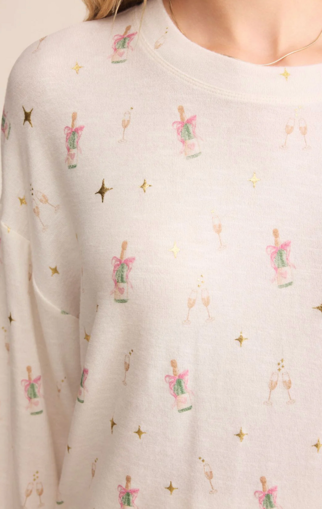 Z SUPPLY CHAMPS LONG SLEEVE TOP