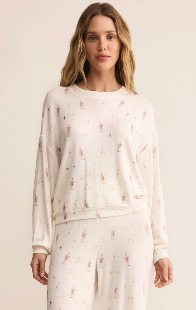 Z SUPPLY CHAMPS LONG SLEEVE TOP