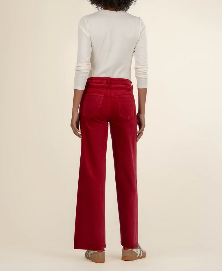 KUT JEAN VELVETEEN HIGH RISE FLARE