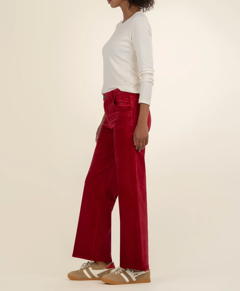 KUT JEAN VELVETEEN HIGH RISE FLARE