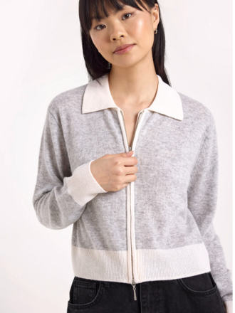 BRODIE KATY COLOUR POP JACKET SUPER GREY