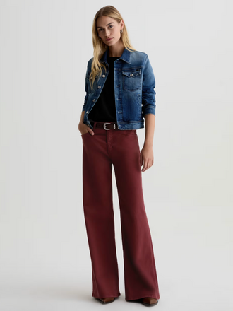 AG JEANS SAIGE MID RISE WIDE LEG