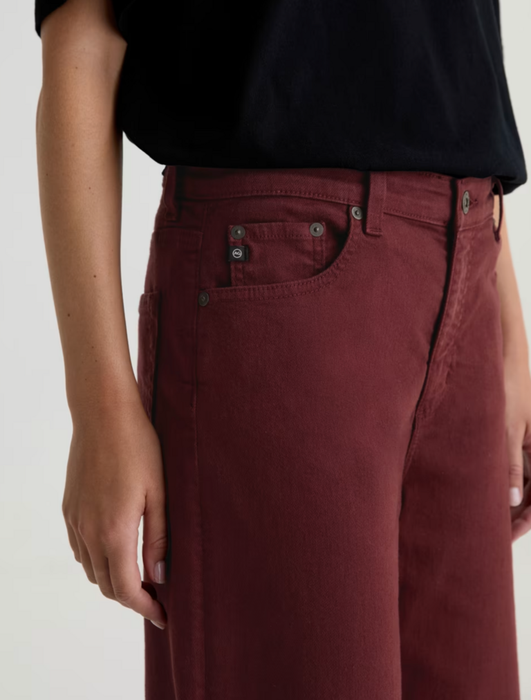 AG JEANS SAIGE MID RISE WIDE LEG