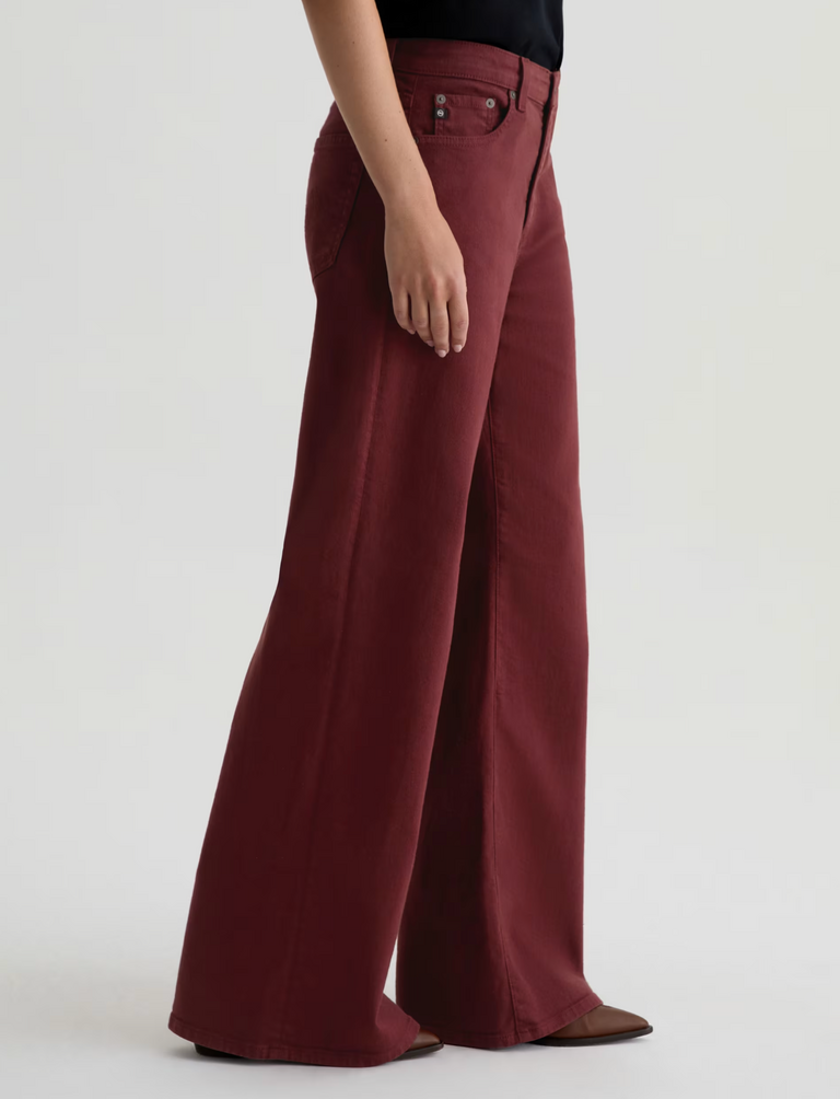 AG JEANS SAIGE MID RISE WIDE LEG