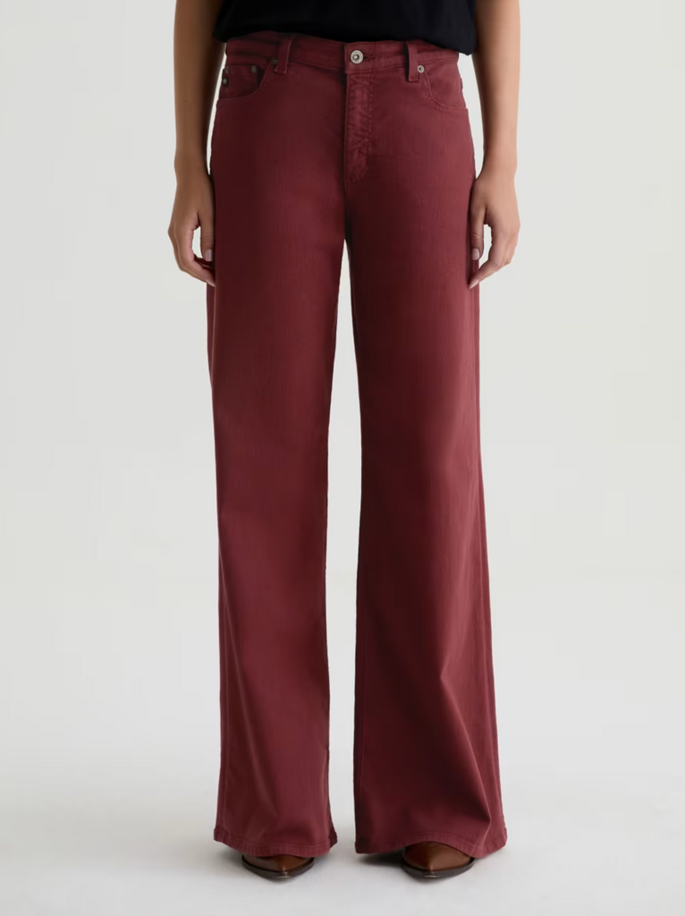 AG JEANS SAIGE MID RISE WIDE LEG