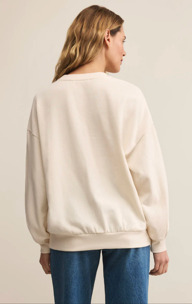 Z SUPPLY OVERSIZED LOVE SWEATSHIRT