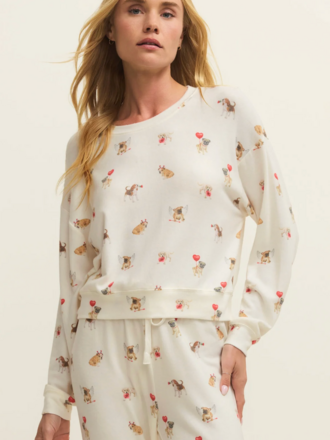 Z SUPPLY BISOUS LOVE PUP TOP