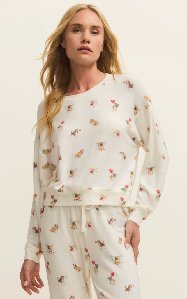 Z SUPPLY BISOUS LOVE PUP TOP