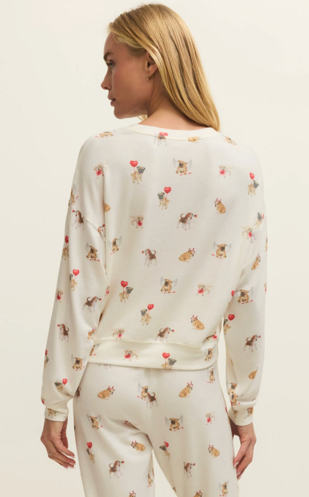 Z SUPPLY BISOUS LOVE PUP TOP