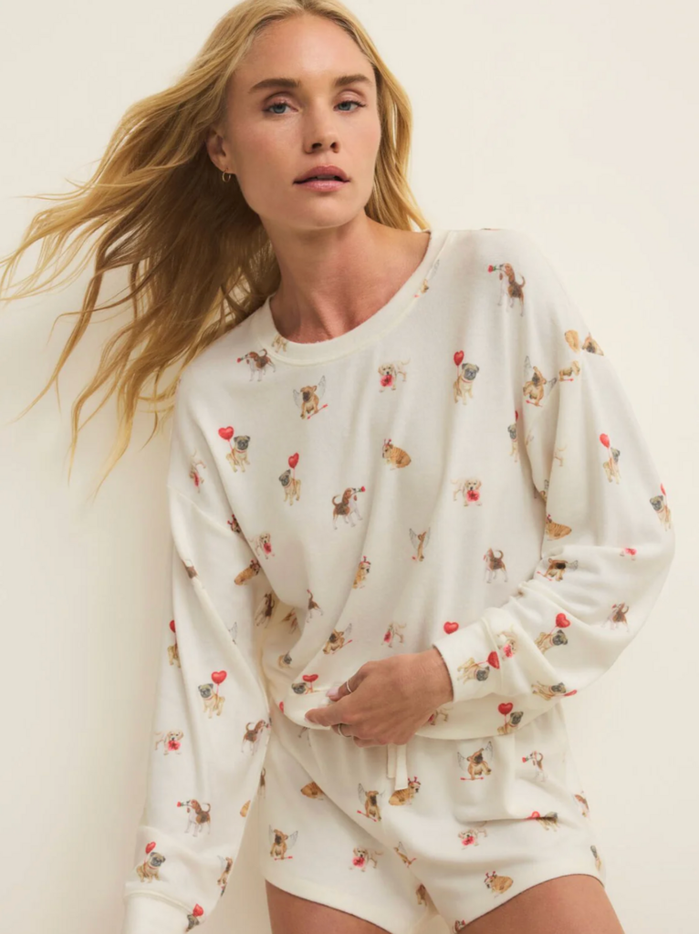 Z SUPPLY SPORTY LOVE PUP SHORT