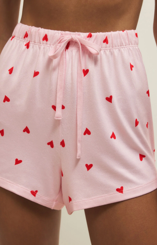 Z SUPPLY LOVE FIRST HEART SHORT