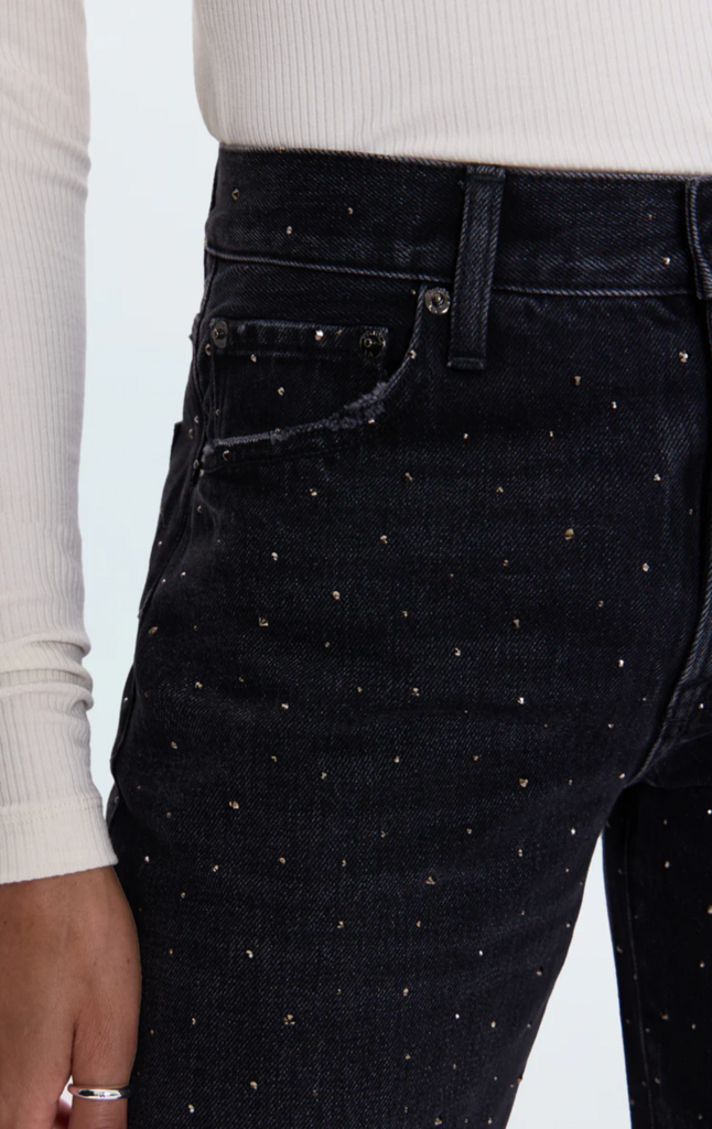 PISTOLA LEXI MID RISE BOWED STRAIGHT JEAN