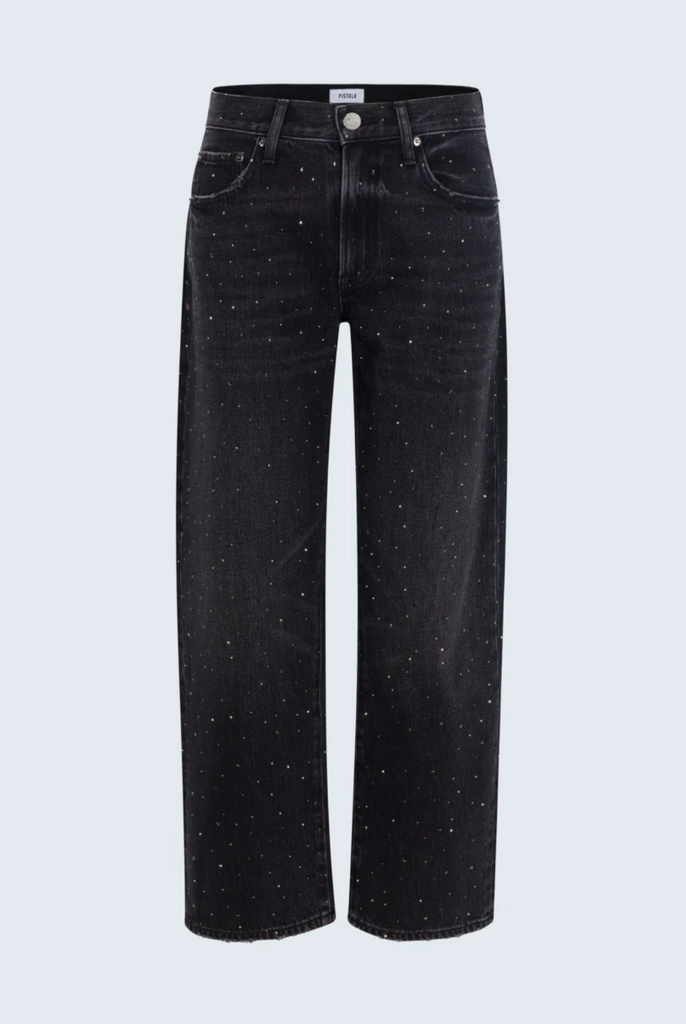PISTOLA LEXI MID RISE BOWED STRAIGHT JEAN