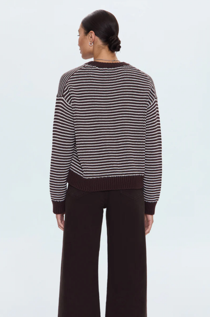 PISTOLA AURA RELAXED CREWNECK SWEATER