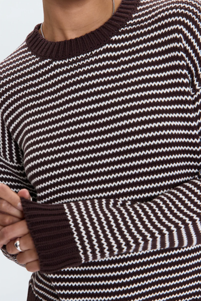 PISTOLA AURA RELAXED CREWNECK SWEATER