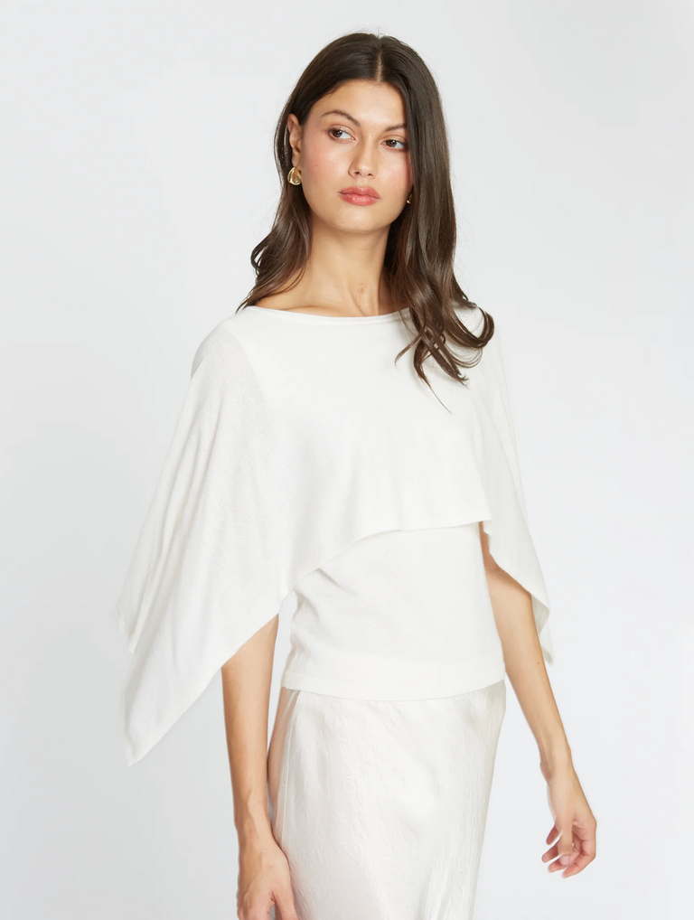 LAYERED CAPELET TOP