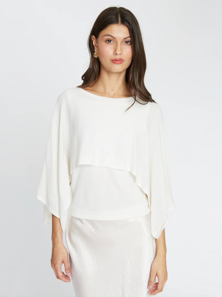 LAYERED CAPELET TOP