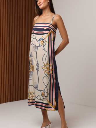 SHORE TRINA MIDI DRESS