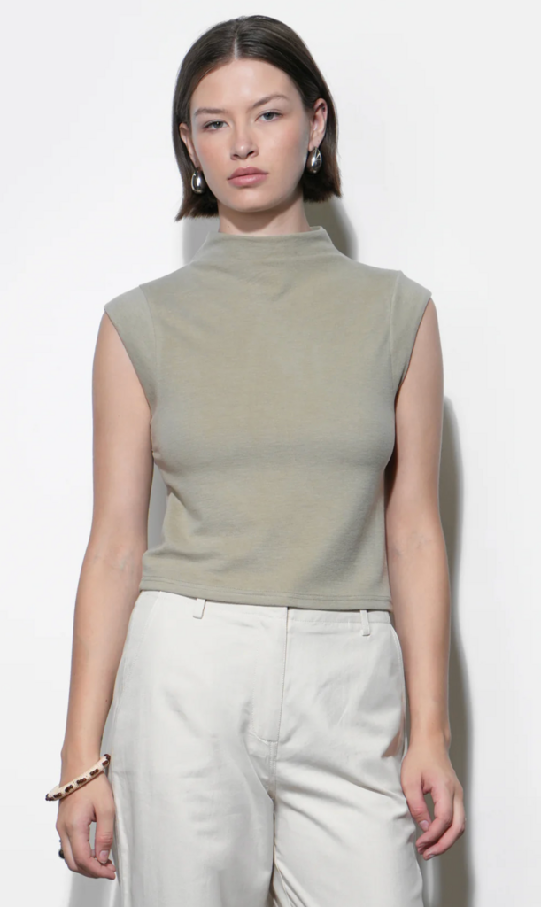 PALOMA FUNNEL NECK KNIT TOP