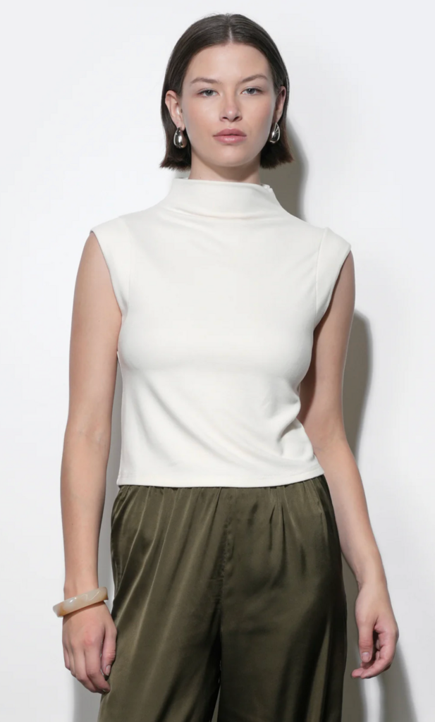 PALOMA FUNNEL NECK KNIT TOP